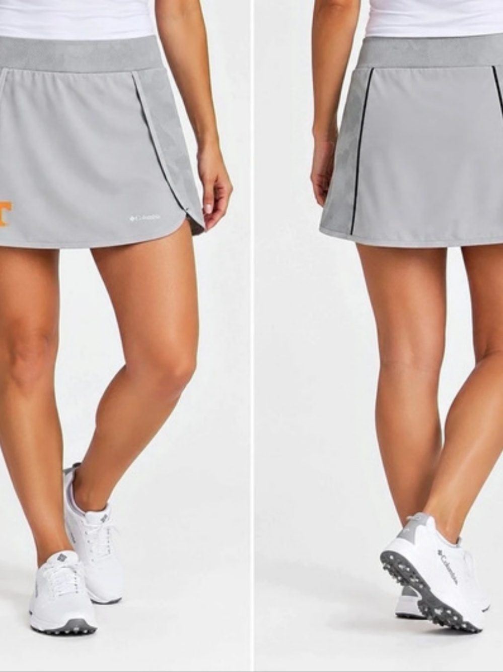 Columbia Tennessee Volunteers Women’s Up Next Golf Skort Gray Size M